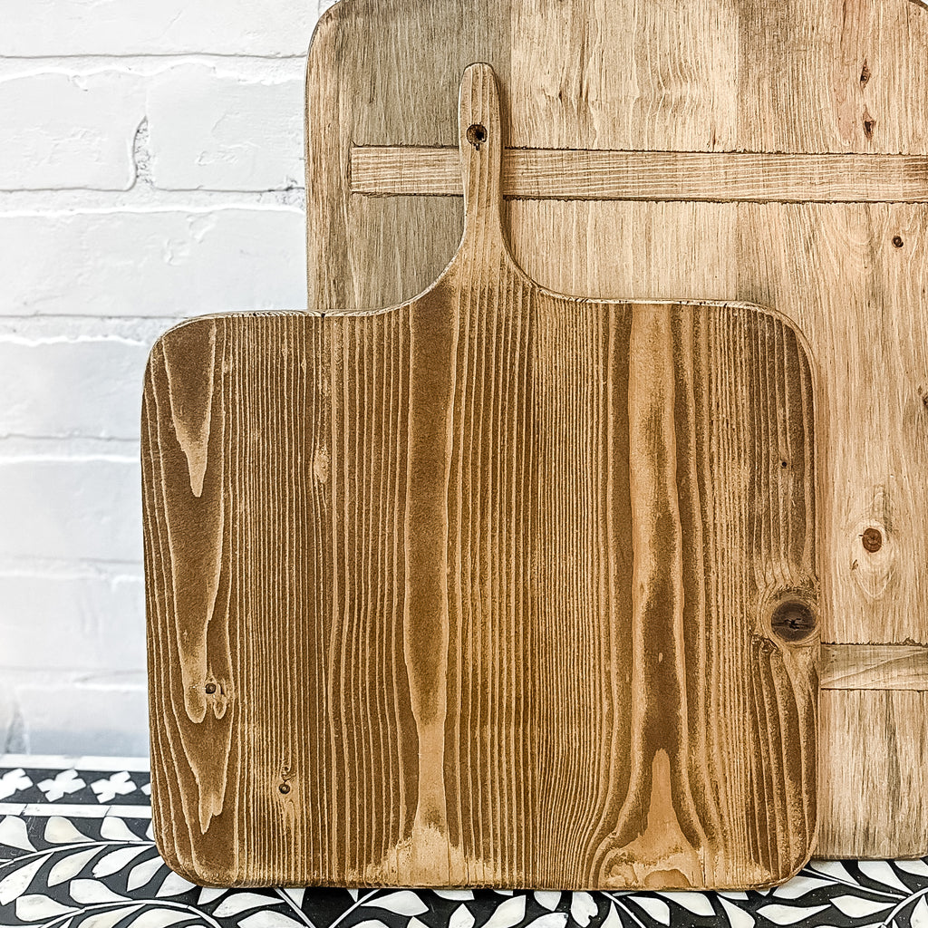 Small Square Cutting Board With Rope Tie